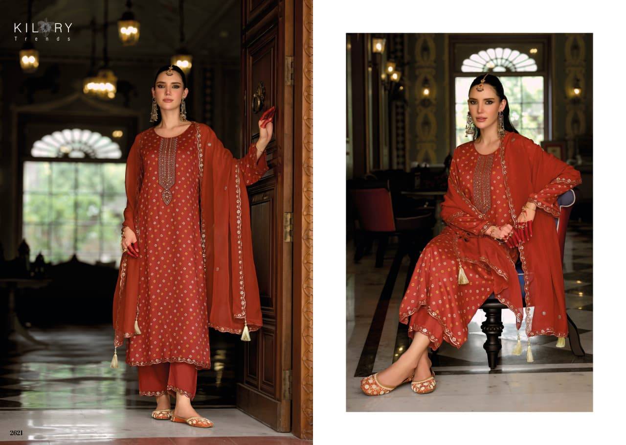 SONE KI DOR BY KILORY TRENDS 2621 To 2624 Series Stylish Beautiful Colourful Silk Dresses At Wholesale Price